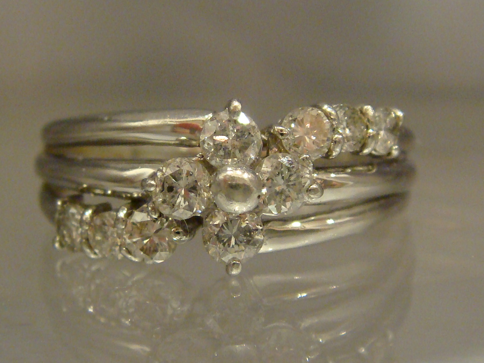 リメイク】K18YG スリーストーン ダイヤモンド リング 0.04CT（admin  